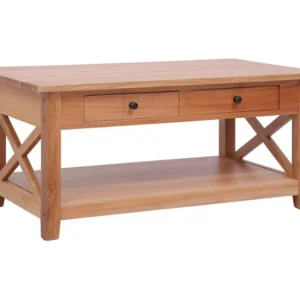 Mesa de centro 100x55x46 cm madeira de mogno maciç