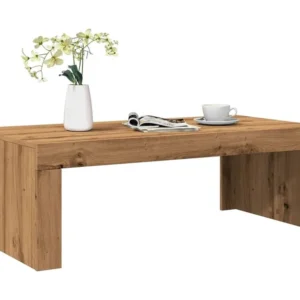 Mesa de centro 102x50x35 cm deriv. madeira carvalho artisiano