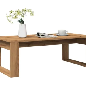 Mesa de centro 102x50x35 cm deriv. madeira carvalho artisiano