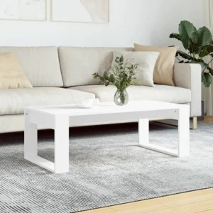 Mesa de centro 102x50x35 cm derivados de madeira branco