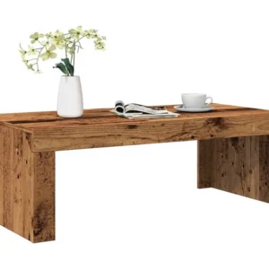 Mesa de centro 102x50x35 cm derivados de madeira madeira velha