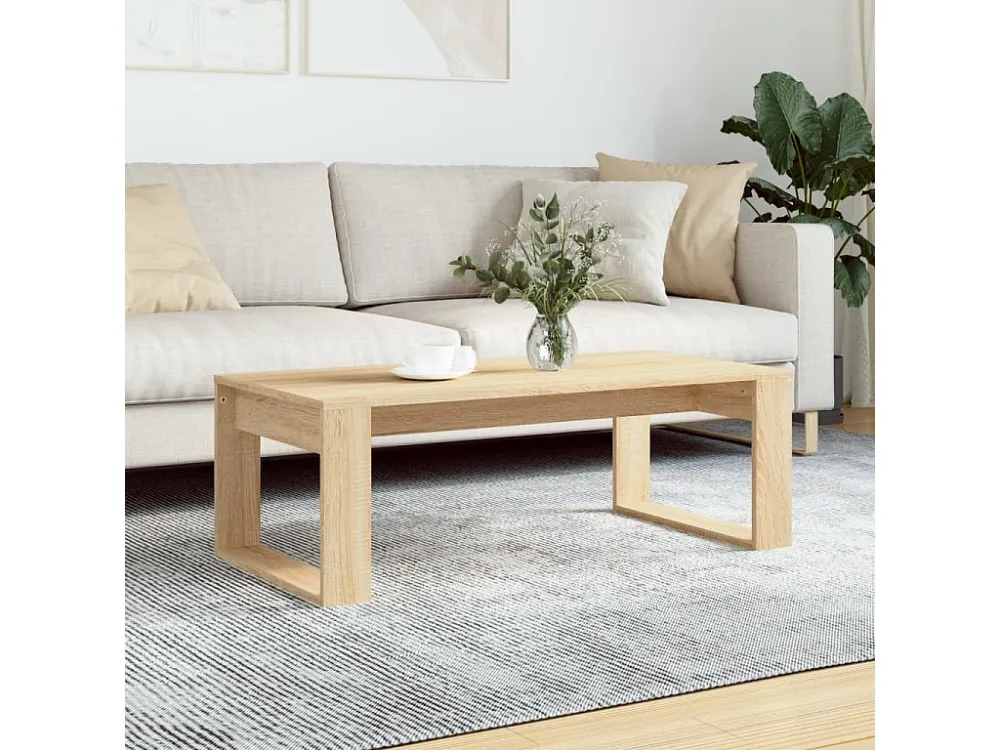 Mesa de centro 102x50x35cm derivados de madeira carvalho sonoma