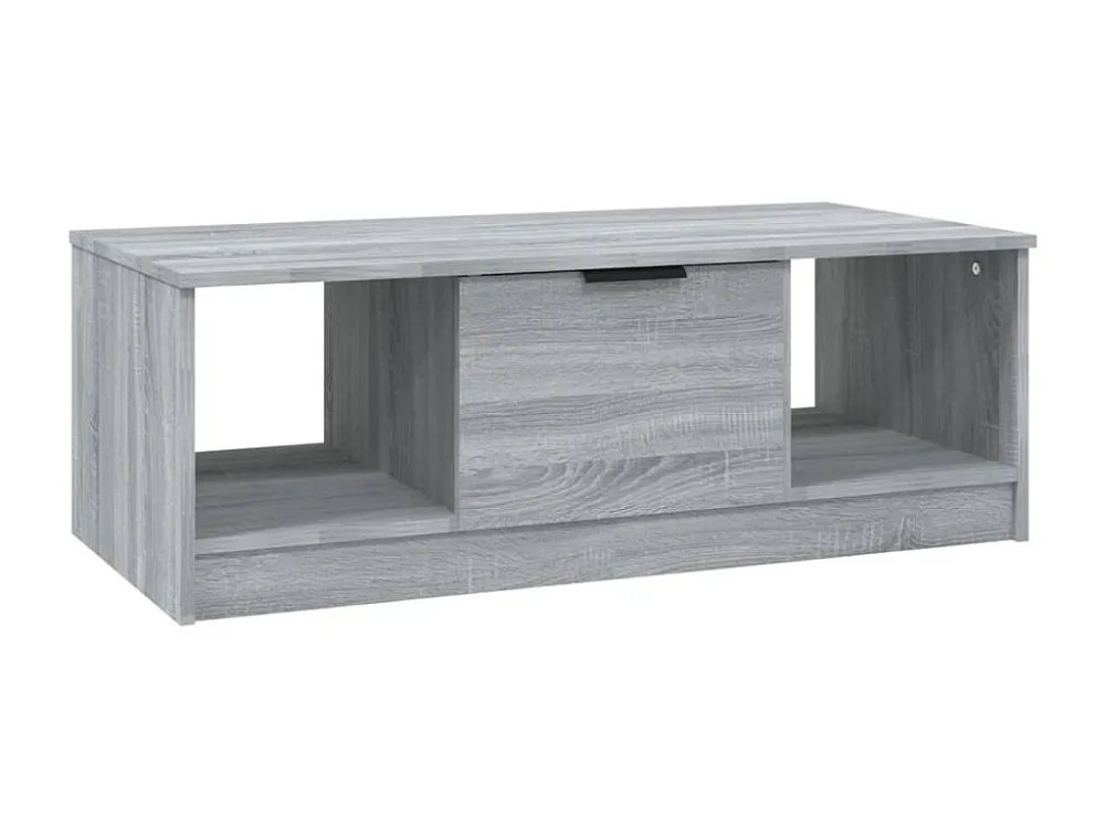 Mesa de centro 102x50x36cm derivados de madeira cinzento sonoma