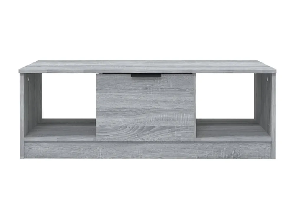 Mesa de centro 102x50x36cm derivados de madeira cinzento sonoma