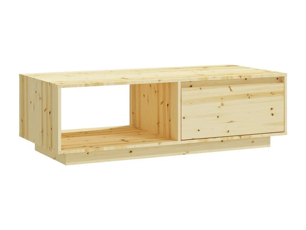 Mesa de centro 110x50x33,5 cm abeto maciço