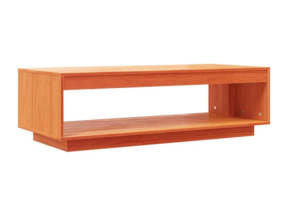 Mesa de centro 110x50x33,5 cm pinho maciço castanho mel
