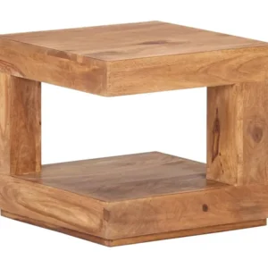 Mesa de centro 45x45x40 cm madeira de acácia maciç