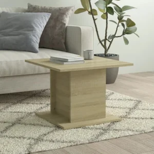 Mesa de centro 55,5x55,5x40cm derivados madeira carvalho sonoma