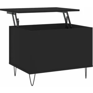 Mesa de centro 60x44,5x45 cm derivados de madeira preto
