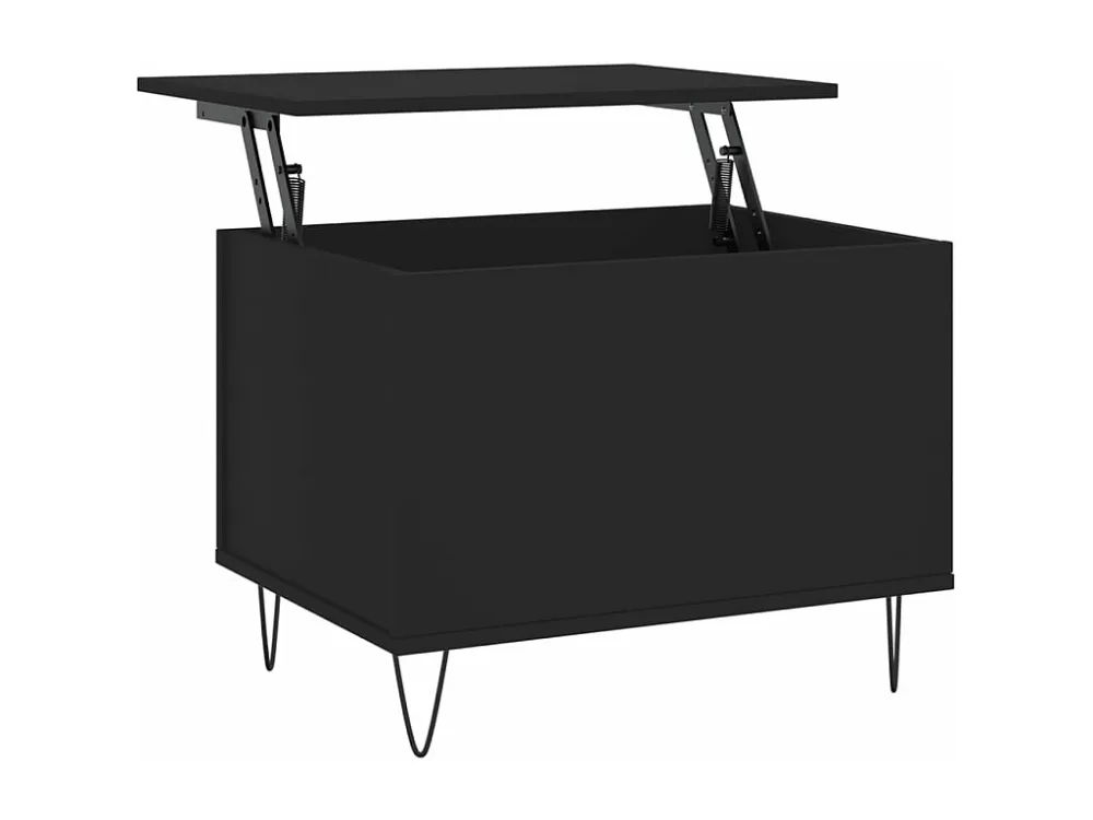 Mesa de centro 60x44,5x45 cm derivados de madeira preto