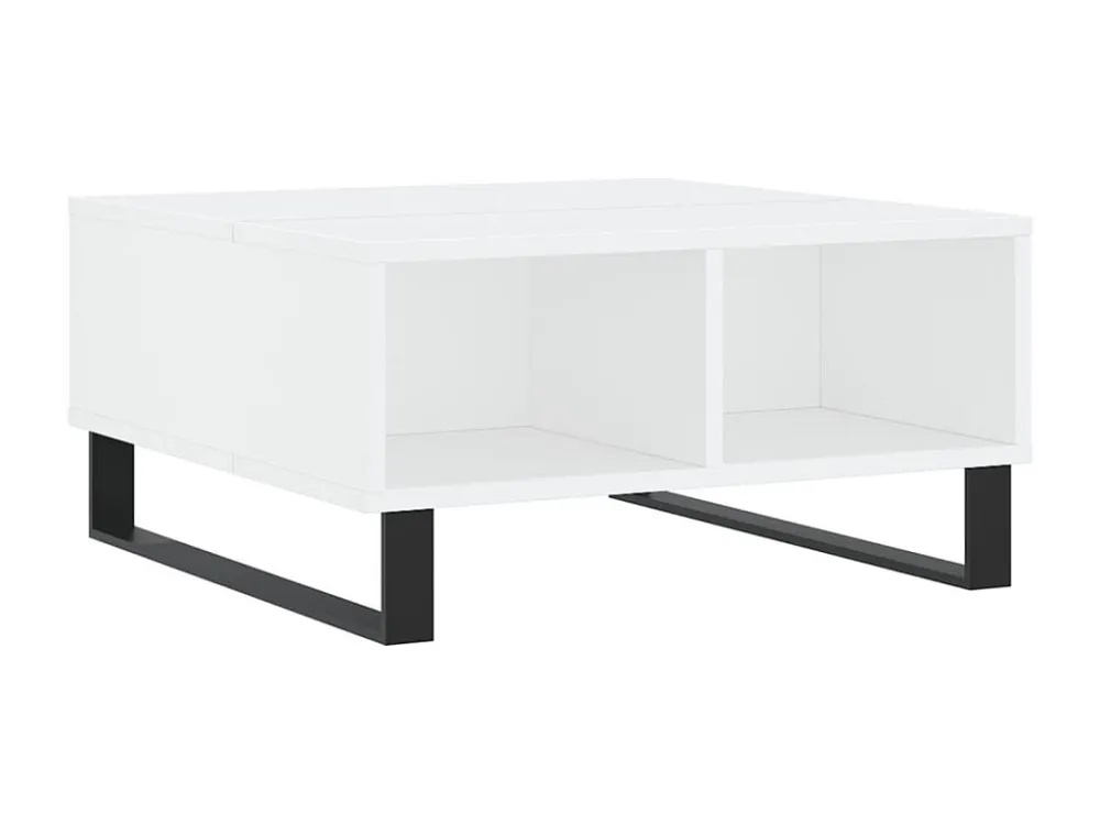 Mesa de centro 60x60x30 cm derivados de madeira branco