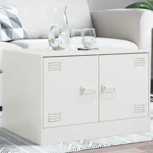 Mesa de centro 67x50x44 cm ço branco