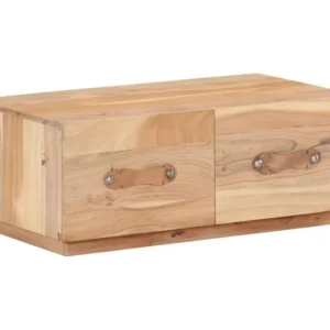 Mesa de centro 90x50x35 cm madeira recuperada maciç