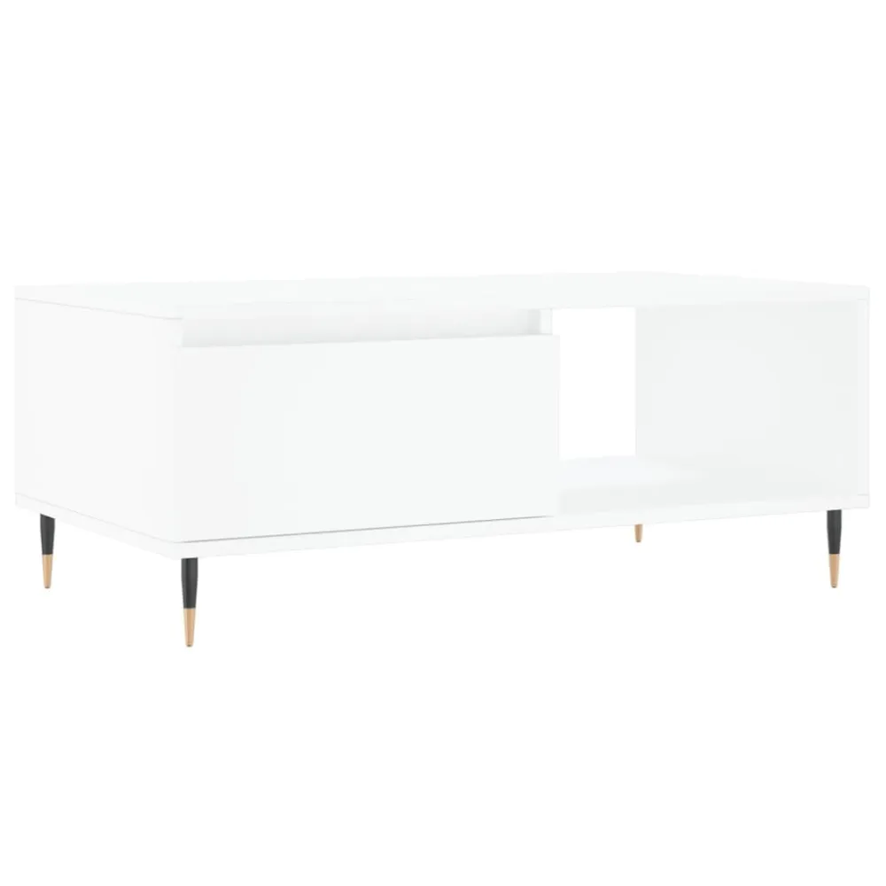 Mesa de centro 90x50x36,5 cm derivados de madeira branco
