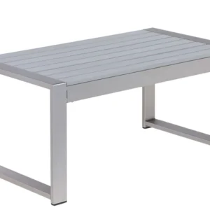 Mesa de centro em alumínio cinzento óbvio 90 x 50 cm SALERNO