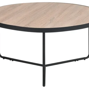 Mesa de centro ⌀ 80 cm castanho distinto MELODY BIG