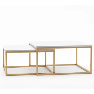 Mesa Centro DUALISTA CT76 76x76x39 Branco