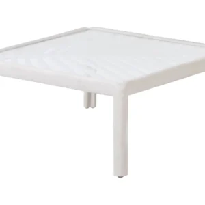 Mesa de centro de jardim creme clara 69 x 69 cm FERRETTI