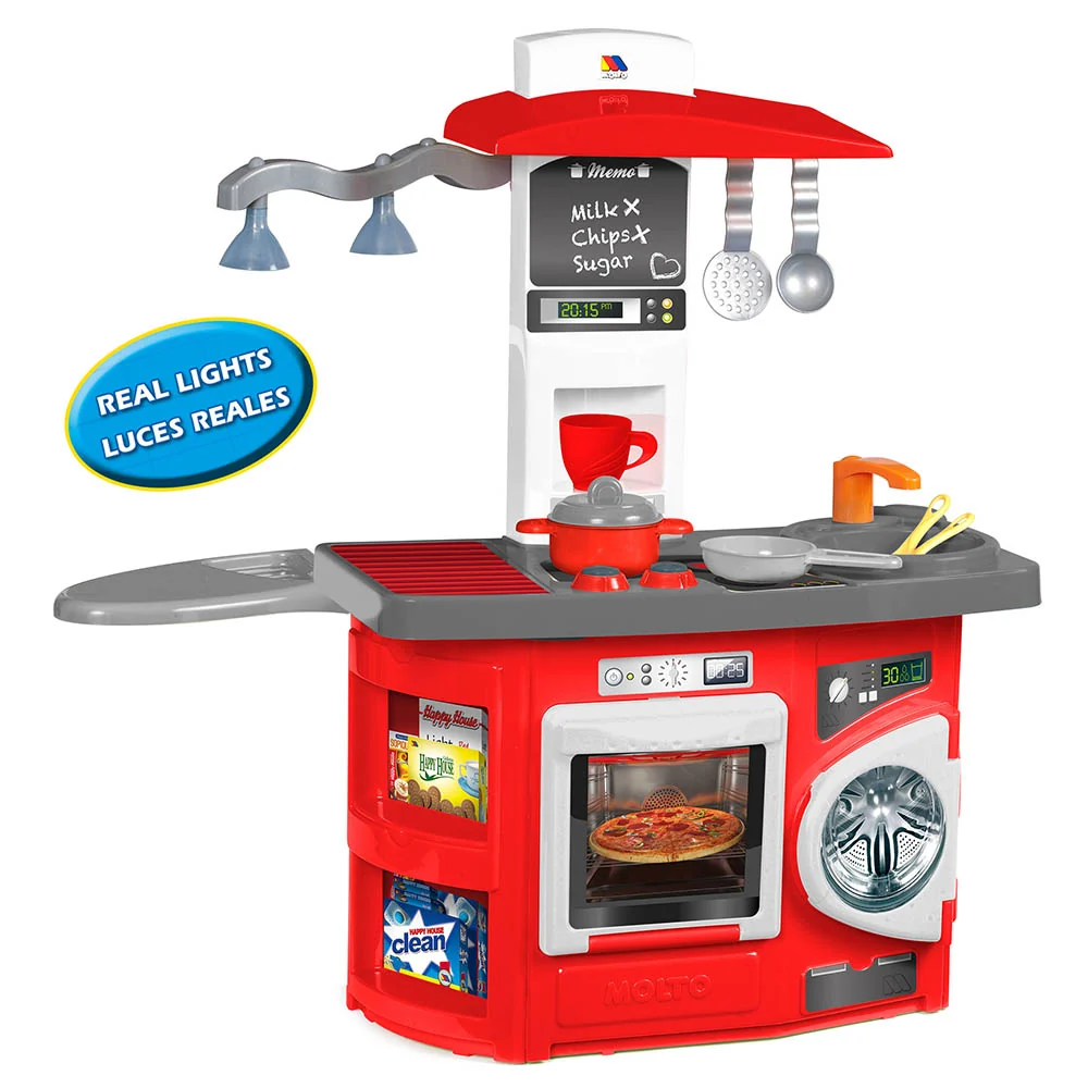 Album Fotográfico Premium Cozinha de brinquedo Molto Kitchen com Luzes e Acessórios
