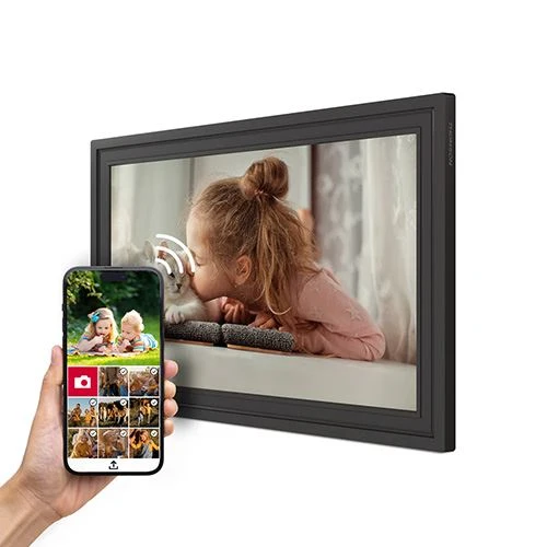 Moldura Eletrônico Thomson Smart Photo Frame F15 15" Full HD Wi-Fi 32GB - Preto