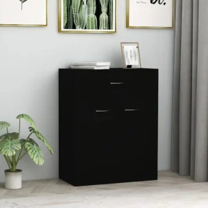 Profissional Premium Aparador 60x30x75 cm contraplacado preto