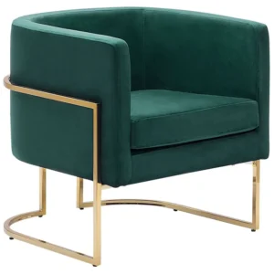 Armchair SIRKKA Velvet Dark Jade