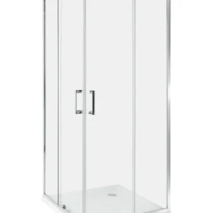 Cabine de duche 80 x 80 x 185 cm Prateado TELA