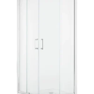 Cabine de duche 90 x 90 x 185 cm Prateado TELA II