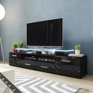 Mesa para TV Charlotte 117, O número de portas: 2, 194x38x39cm