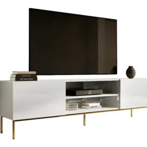 Mesa para TV Charlotte 166, O número de portas: 2, 200x57x40cm