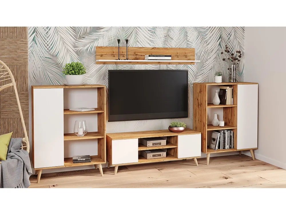 Movel Tv FOCUS RTV155 2D 155x40x48 Bege
