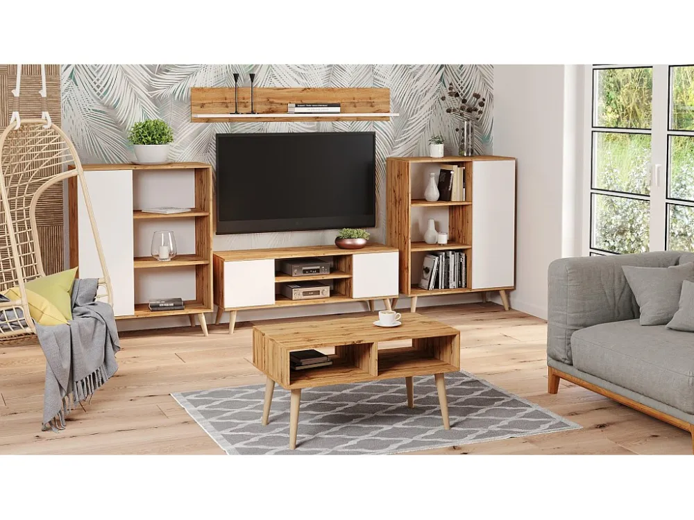 Movel Tv FOCUS RTV155 2D 155x40x48 Bege