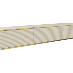 Movel Tv ORO MDF RTV175 3D 175x32x30 Bege