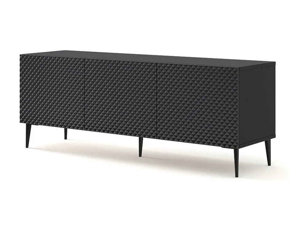 Movel Tv RAVENNA C RTV150 3D 150x42x56 Preto