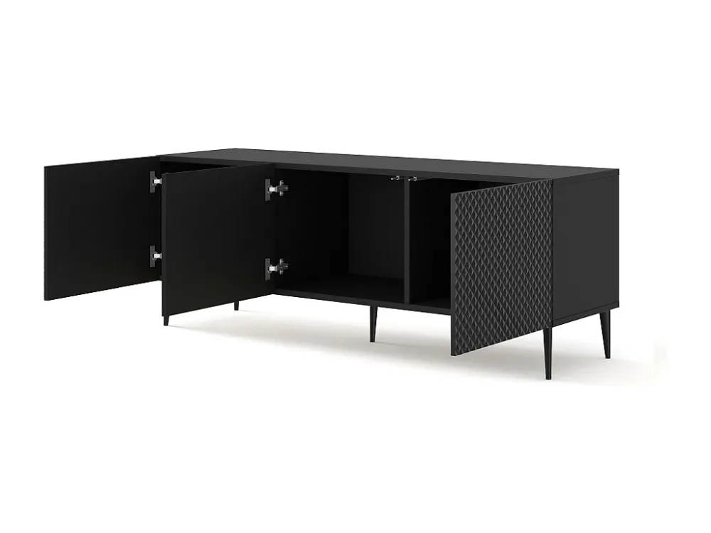 Movel Tv RAVENNA C RTV150 3D 150x42x56 Preto