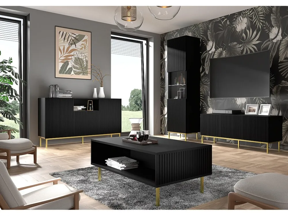 Movel Tv RAVENNA B RTV150 3D 150x42x58 Preto