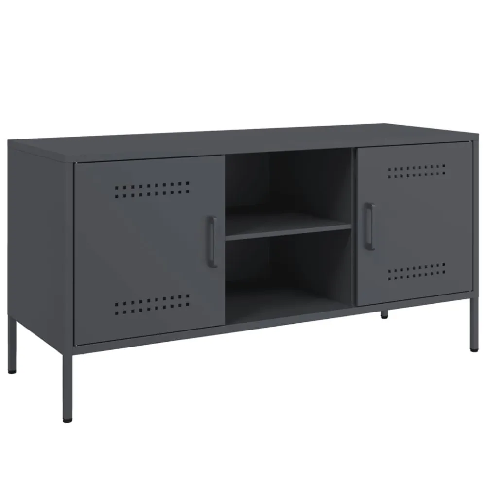 Móvel de TV 100,5x39x50,5 cm ço antracite