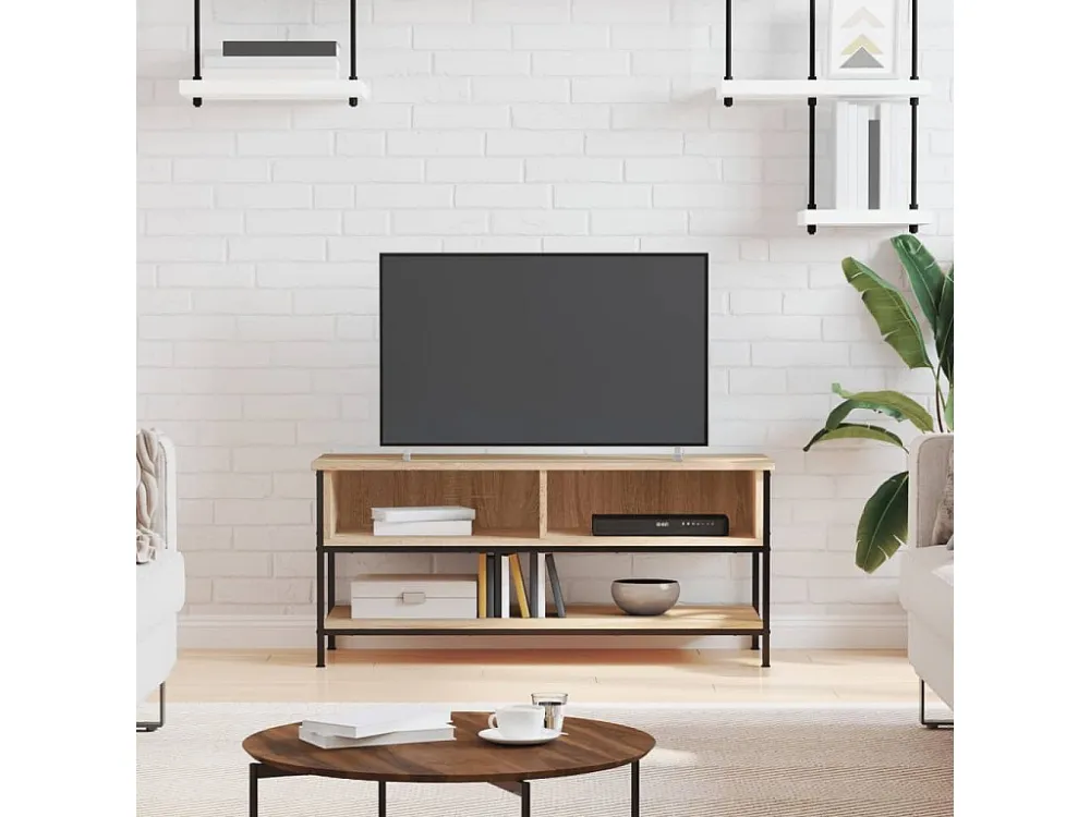 Móvel de TV 100x35x45 cm derivados de madeira carvalho sonoma
