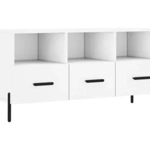 Móvel de TV 102x36x50 cm derivados de madeira branco