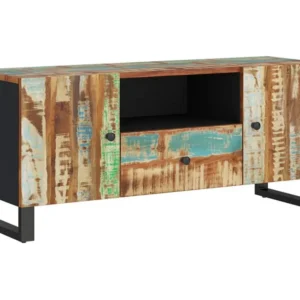 Móvel de TV 105x33,5x46 cm madeira recuperada/derivados madeira