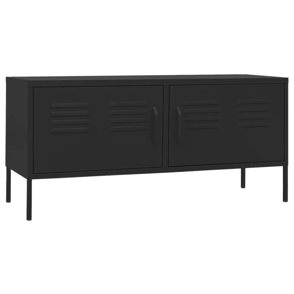 Móvel de TV ço 105x35x50 cm preto