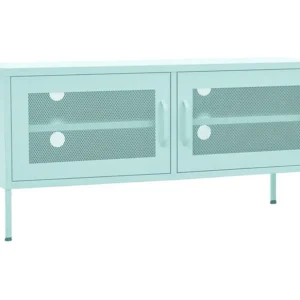 Móvel de TV ço 105x35x50 cm verde-hortelã