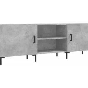 Móvel de TV 150x30x50 cm derivados de madeira cinza-cimento