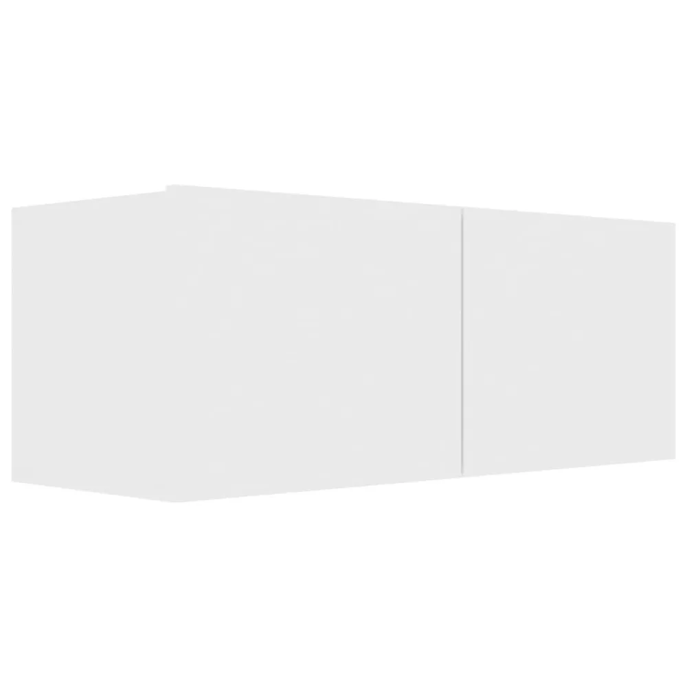 Móvel de TV 80x30x30 cm derivados de madeira branco