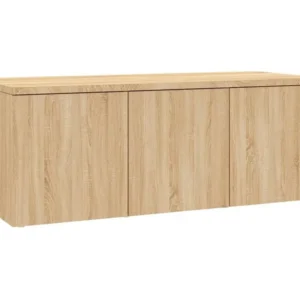 Móvel de TV 80x34x30 cm contraplacado carvalho sonoma