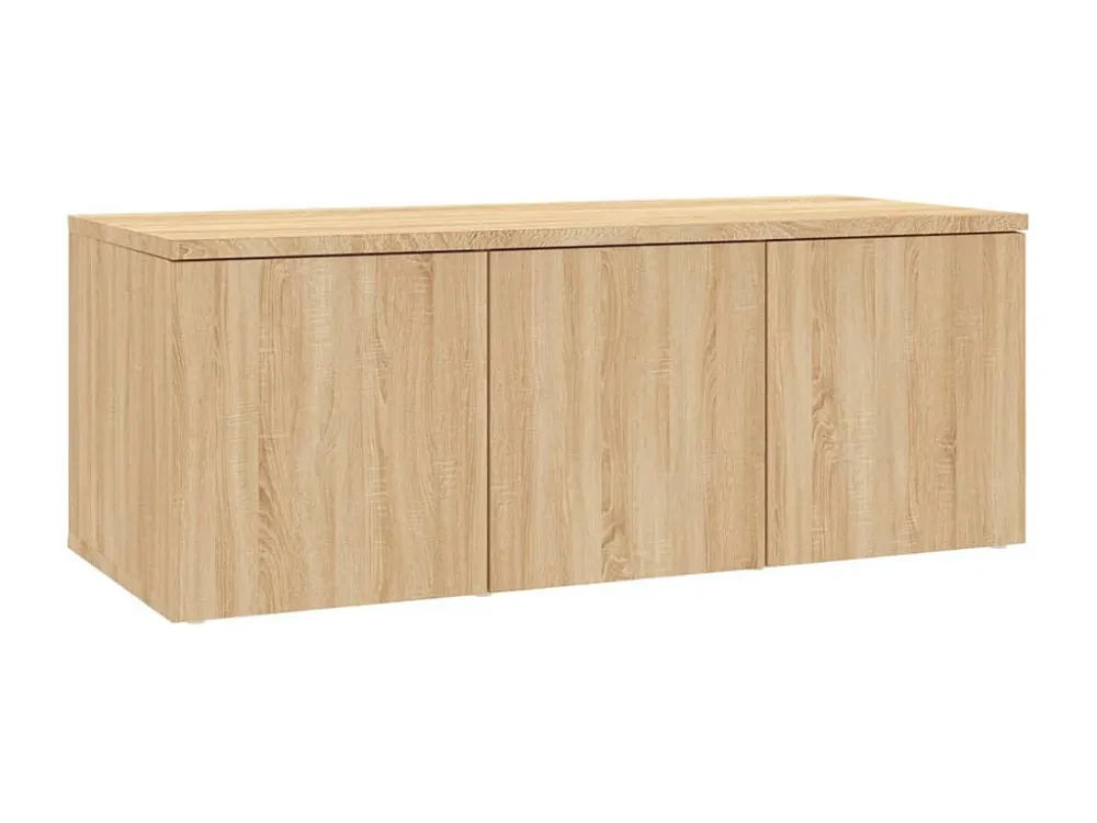 Móvel de TV 80x34x30 cm contraplacado carvalho sonoma