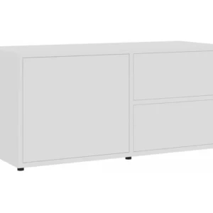 Móvel de TV 80x34x36 cm contraplacado branco