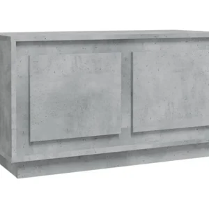 Móvel de TV 80x35x45 cm derivados de madeira cinzento cimento