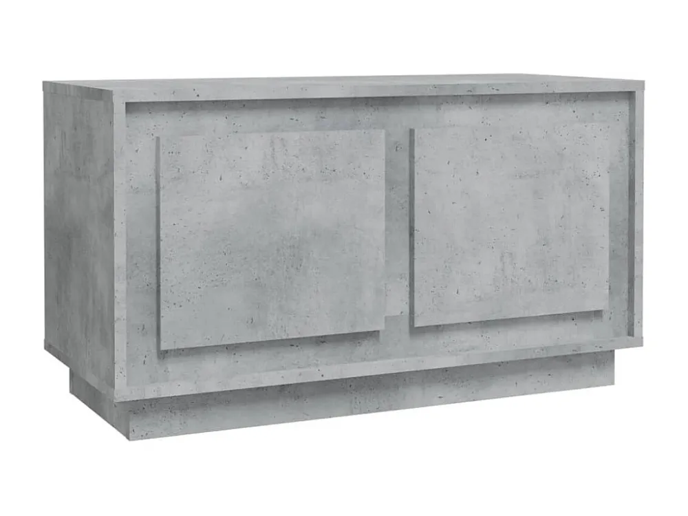Móvel de TV 80x35x45 cm derivados de madeira cinzento cimento