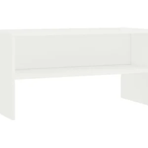 Móvel de TV 80x40x40 cm contraplacado branco